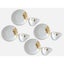 Bernardaud Vegetal Or Espresso Coffee Cup & Saucer Set 4pce Carousel 1