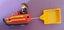 Winter Sports toys (McDonalds 1994), vintage, rare, set-of-4 Carousel 3