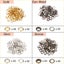 400 Sets Metal Eyelets Grommets Kit with Tool I1345MZ0 Carousel 2