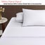 White/Black Piped Hotel Deluxe Cotton Sheet Set or Accessories Carousel 2