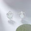 925 Sterling Silver Opal Stud Earrings "Shahana" (White) Carousel 3