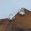 925 Sterling Silver Opal Stud Earrings "Shahana" (White) Carousel 4