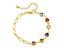 Bracelet Heart Rainbow Topaz 18K Gold Plated Bracelet Carousel 1