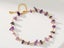 Anklet Purple Crystal 18K Gold Plated Anklet Carousel 3