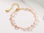 Bracelet Pink Crystal 18K Gold Plated Bracelet Carousel 3