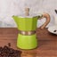 Italian Mocha Coffee Maker Filter Stove Pot 3 Cups Green | Coffee Pot Carousel 2