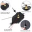 Wall Clock Quartz Movement Mechanism Repair Tools Kit 3660006 Carousel 6