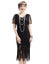 Flapper Dress Gatsby Ball Evening Dress Womens Clothing Size 16 J2151BK7 Carousel 10