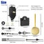 Wall Clock Quartz Movement Mechanism Repair Tools Kit 3660006 Carousel 3