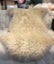 100% New Zealand Made Premium Long Wool Sheepskin Rug - Dyed Stone Color Carousel 3