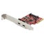 PCIe USB 3.1 Card - 2x USB 3.1 Type C Gen 2 10Gbps PCI Express Carousel 1