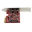 PCIe USB 3.1 Card - 2x USB 3.1 Type C Gen 2 10Gbps PCI Express Carousel 4
