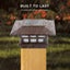 Fence Post Cap Solar Lights Outdoor Lamp Warm White 2004030 Carousel 12