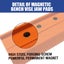HORUSDY 2pcs Universal Vice Jaw Magnetic Reversible Pads 2037205 Carousel 4