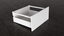 Kitchen Pantry 900mm pantry melamine white Carousel 6