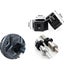 Olympic Barbell Clamps Bar Locks Collar Clips 2PCS Black Only Carousel 3