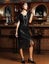 Flapper Dress Gatsby Ball Evening Dress Womens Clothing Size 16 J2151BK7 Carousel 9