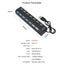 USB HUB USB Switch Hub 2.0 Adapter High Speed Multi 7 Ports Hub USB Carousel 3