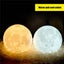LED Night Light Rechargeable 3D Print Moon Lamp Touch Moon Lamp Carousel 3
