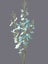 3Head Land Lotus 2pcs Dancing Phalaenopsis Simulation Flower Carousel 5