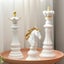 NORTHEUINS Resin Retro International Chess Figurine for Interior King Carousel 3