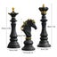 NORTHEUINS Resin Retro International Chess Figurine for Interior King Carousel 4