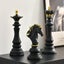 NORTHEUINS Resin Retro International Chess Figurine for Interior King Carousel 5