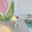 LED Night Light Mini Cute Pet Puppy Light Ins Folding Mini Led Table Carousel 4