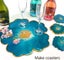 Resin Moulds Silicone Coaster Molds I0833WT0 Carousel 7