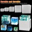 Square Cube Silicone Mould Epoxy Resin Molds DIY Pendants Making Craft Carousel 6