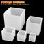 Square Cube Silicone Mould Epoxy Resin Molds DIY Pendants Making Craft Carousel 9