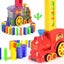 Automatic Laying Domino Brick Train Car Set Sound Light Kids Girl Boys|Domino Carousel 4