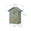 Smart Time Wall Clock Rhododendron Outside the Window Time Signal Wall Clock Carousel 3