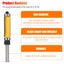 Woodworking Flush Trim Router Bits Top and Bottom Bearing 2PCS Carousel 7
