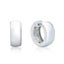 Stg Silver Wide Huggies 7.6mm wide Carousel 1