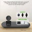 3in1 Qi Wireless Charger Fast Station Dock For Phone/Galaxy Watch /Air Pods Carousel 3