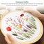 Embroidery Starter Kit For Beginners Cross Stitch Stamped DIY Decor Craft 4pcs Carousel 6