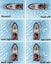 Mini Simulation Remote Control Boat Carousel 3
