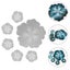 Resin Moulds Silicone Coaster Molds I0833WT0 Carousel 19