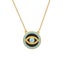 Marianna Lemos Blue Eye Enamel Necklace Carousel 1