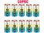 Dog Collar Battery 10 x 4LR44 Batteries 6V alkaline battery Carousel 1