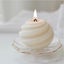 Silicone Mold for Resin Candle Mold, 3D Candle Soap Mold - Small Screw Ball Carousel 3