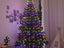 Christmas Tree String Lights Waterfall LED Lights Xmas Decorations Multicolor Carousel 1