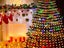 Christmas Tree String Lights Waterfall LED Lights Xmas Decorations Warm White Carousel 2