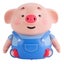 Mini Pig Robot Inductive Line Drawing Toys Carousel 3
