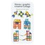 54Pcs Magnetic Tiles Marble Run STEM Building Toys Carousel 4