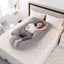 Pregnancy Pillows U-Shape Full Body Pillow-Plaid Carousel 3