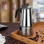 Stainless Steel Coffee Maker Mocha Espresso Latte Percolator Stove Coffee Maker Carousel 1