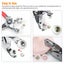 100 Sets Metal Snap Buttons Snap Fasteners Kit with Tool i2071CF0 Carousel 5