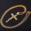 U7 Crucifix Necklace-Gold Carousel 2